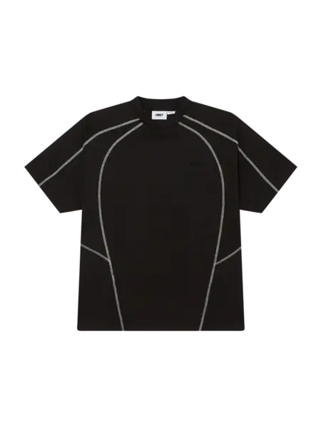 Obey Men Contrast Stitch Tee