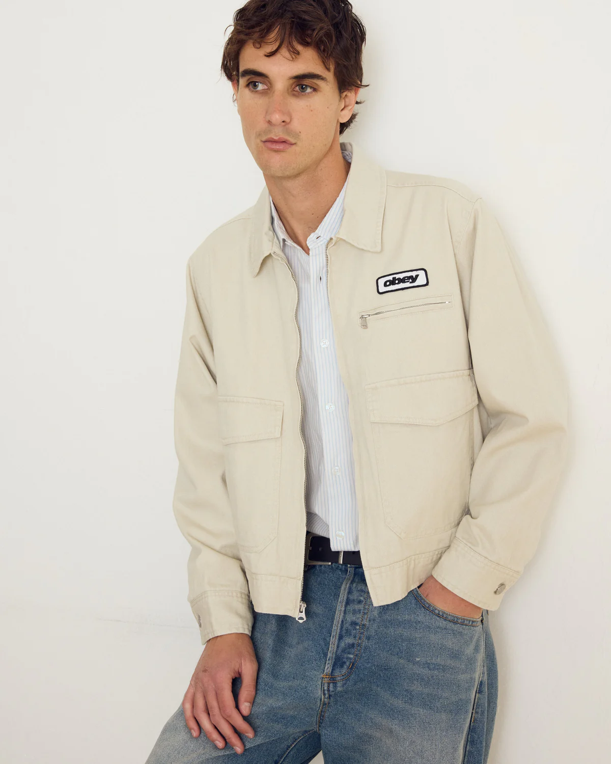 Obey Men Walter Work Jacket
