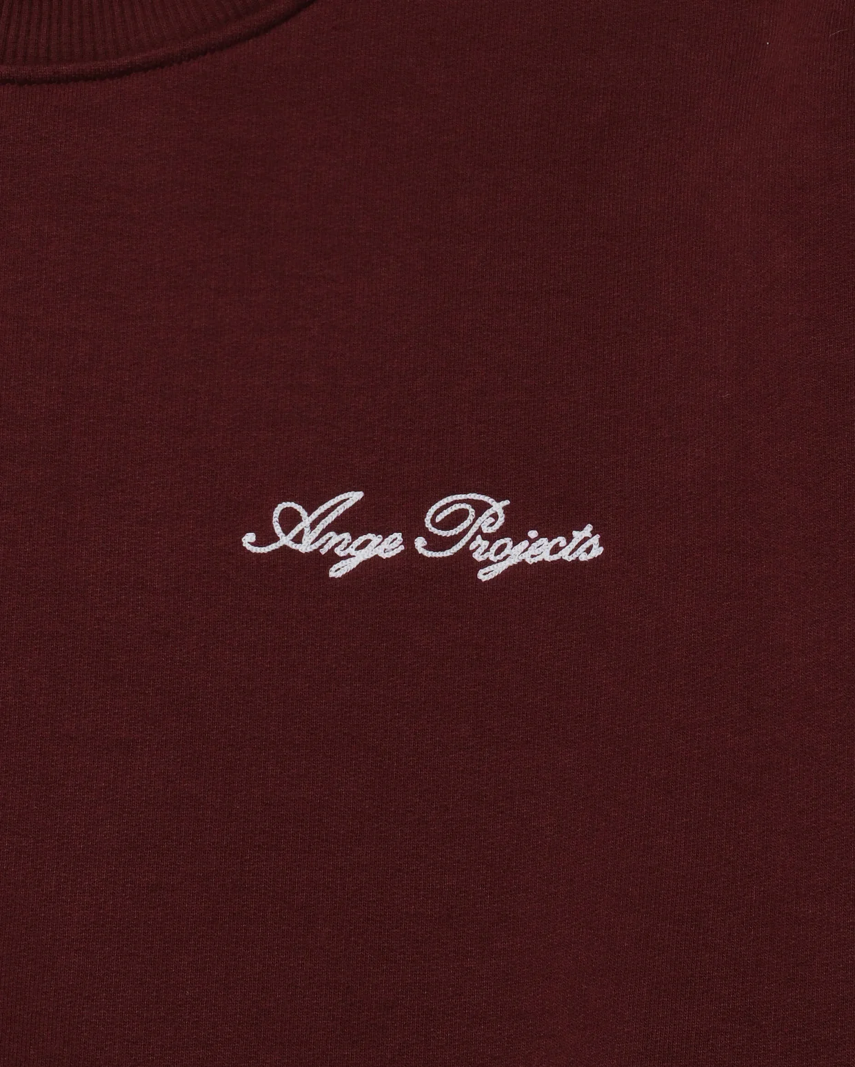 ANGE PROJECTS Script Logo Crewneck