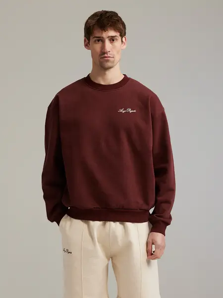 ANGE PROJECTS Script Logo Crewneck