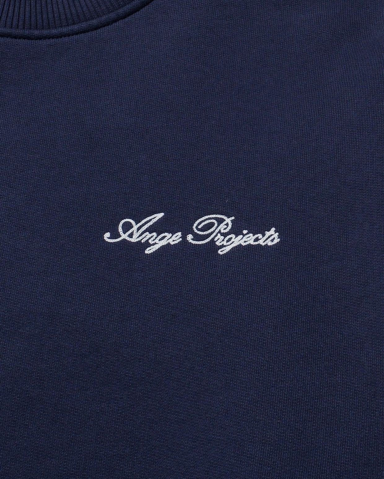 ANGE PROJECTS Script Logo Crewneck