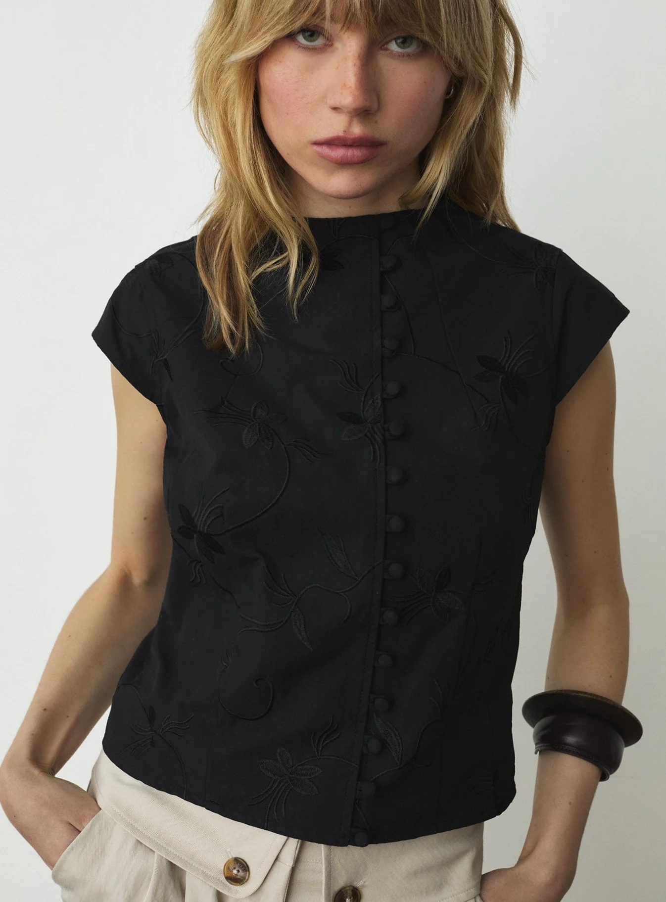 Laagam Melani Asymmetric Blouse