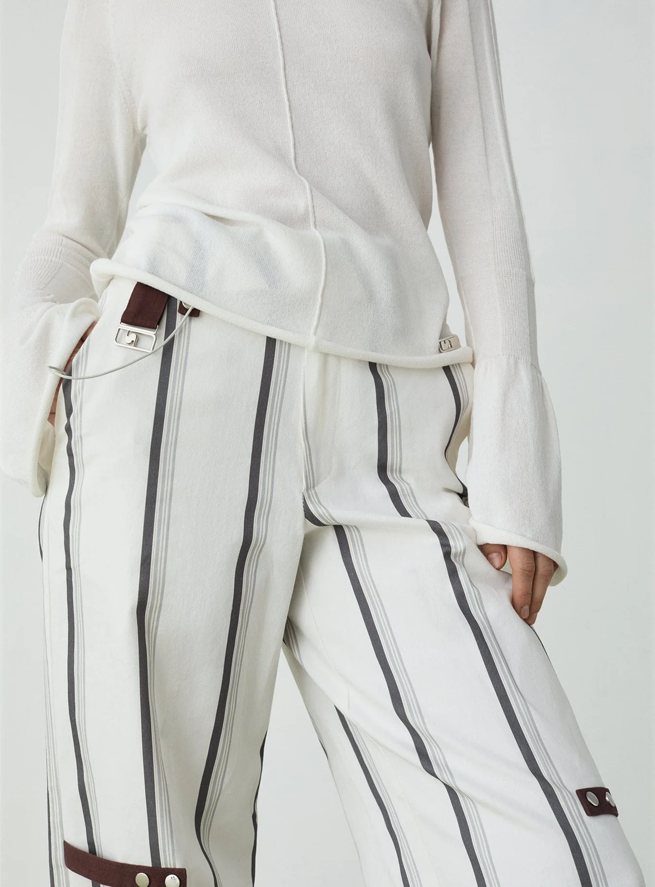 Laagam Velia Striped Trousers