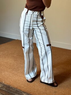 Laagam Velia Striped Trousers