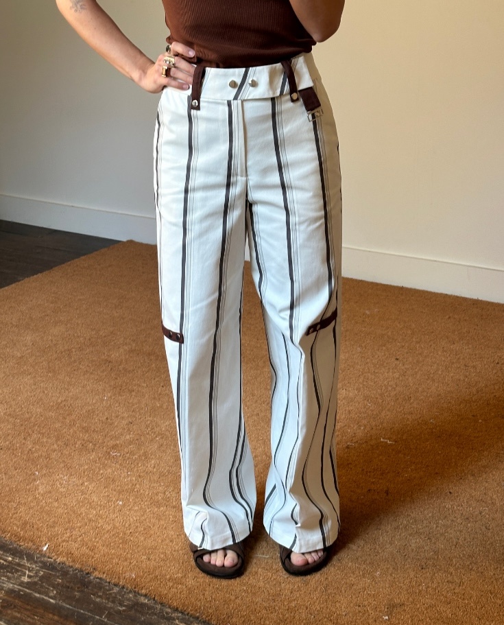 Laagam Velia Striped Trousers