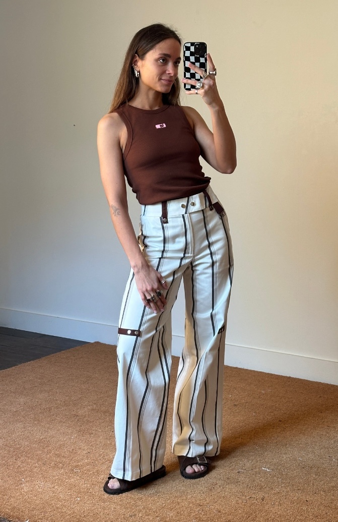 Laagam Velia Striped Trousers