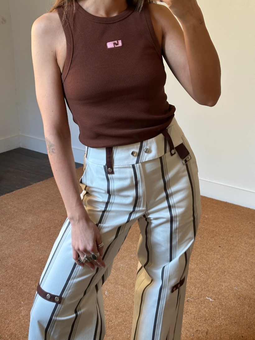 Laagam Embroidered Logo Tank Top