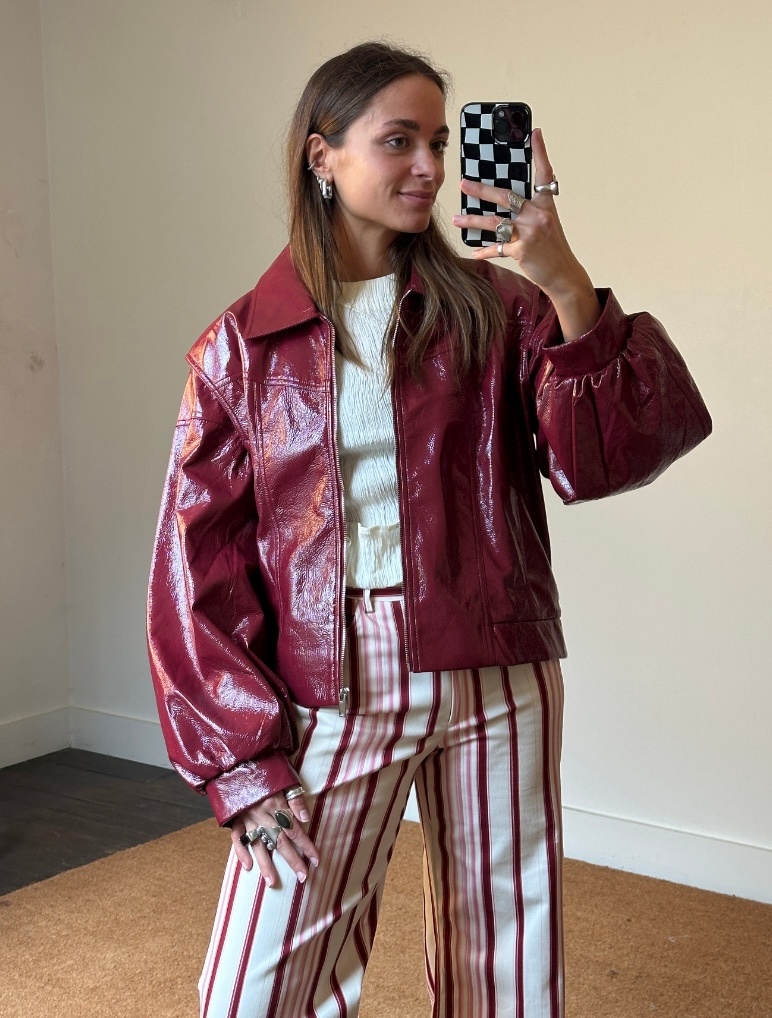 Laagam Leroy Striped Twill Trousers