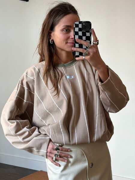 Laagam Kelly Striped Sweatshirt