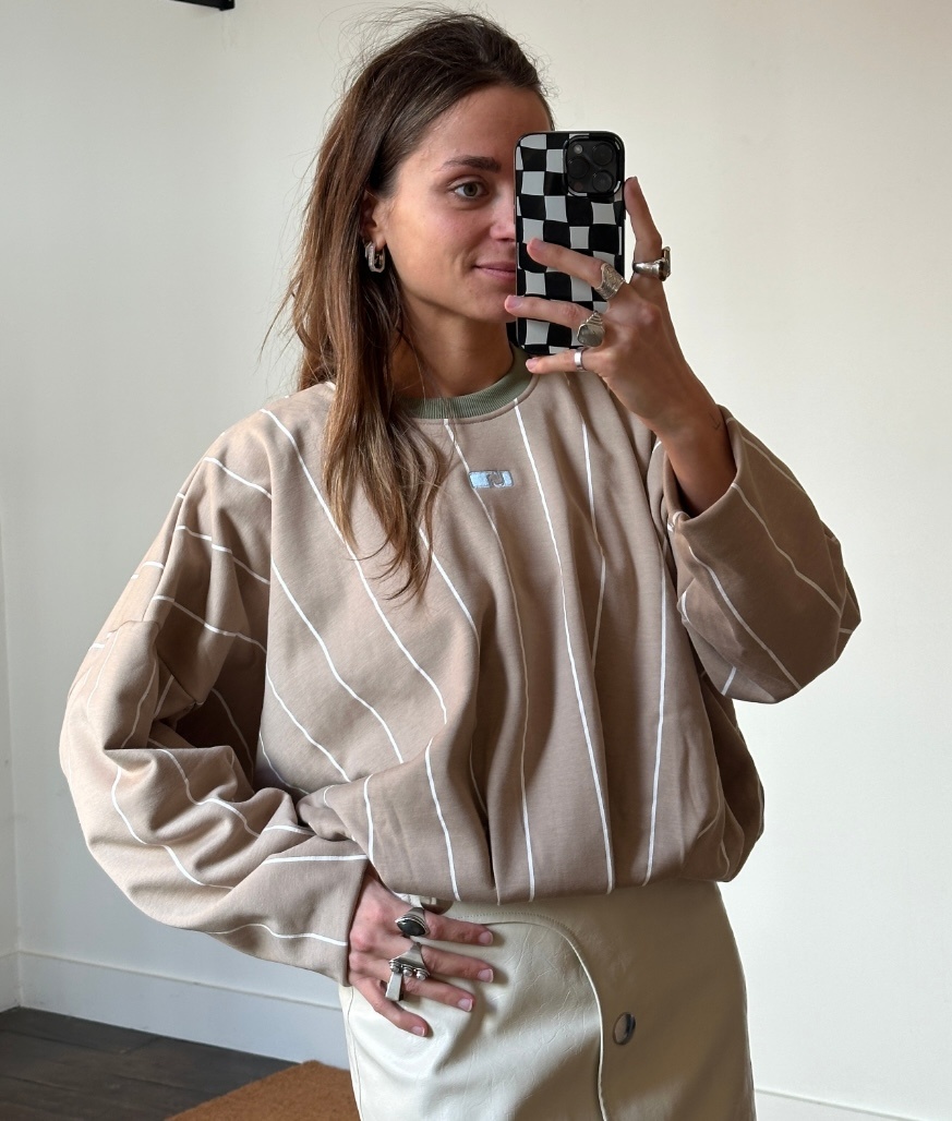 Laagam Kelly Striped Sweatshirt