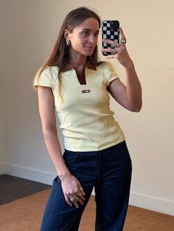 Laagam Erya Butter Polo T-Shirt