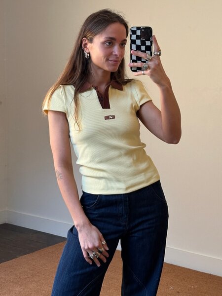 Laagam Erya Butter Polo T-Shirt