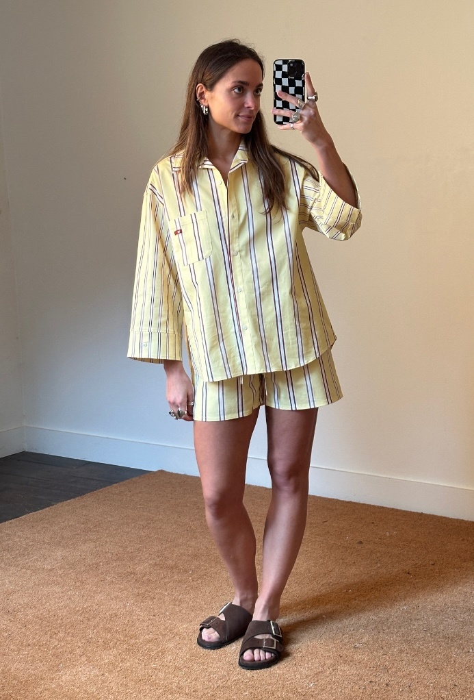 Laagam Caos Butter Striped Shirt