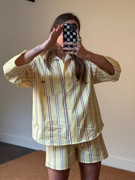 Laagam Caos Butter Striped Shirt