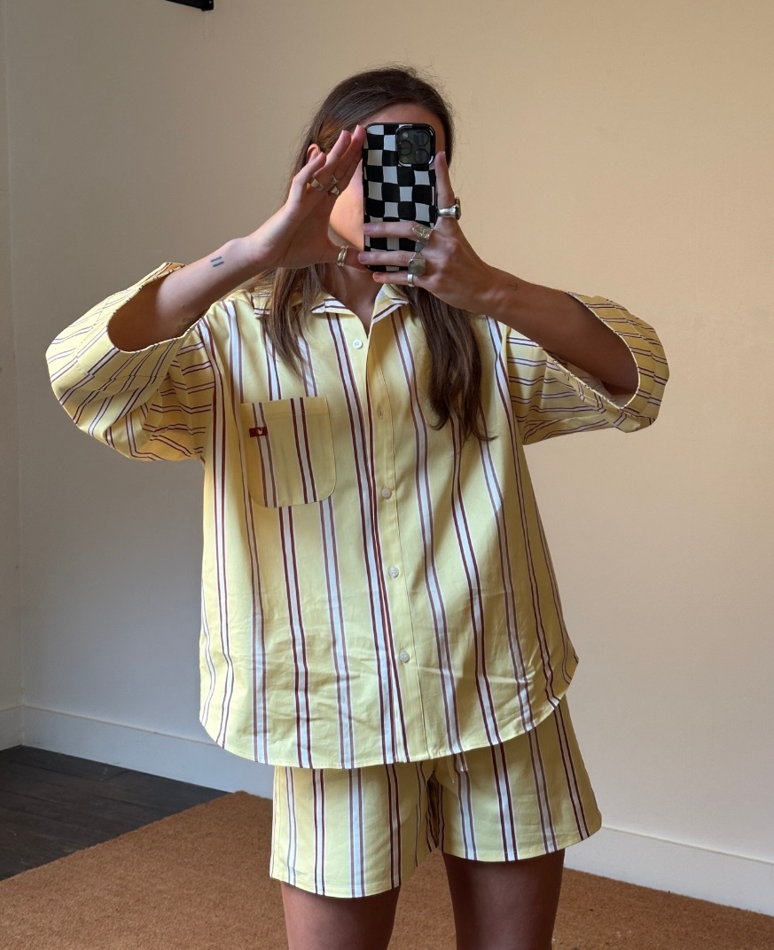 Laagam Caos Butter Striped Shirt