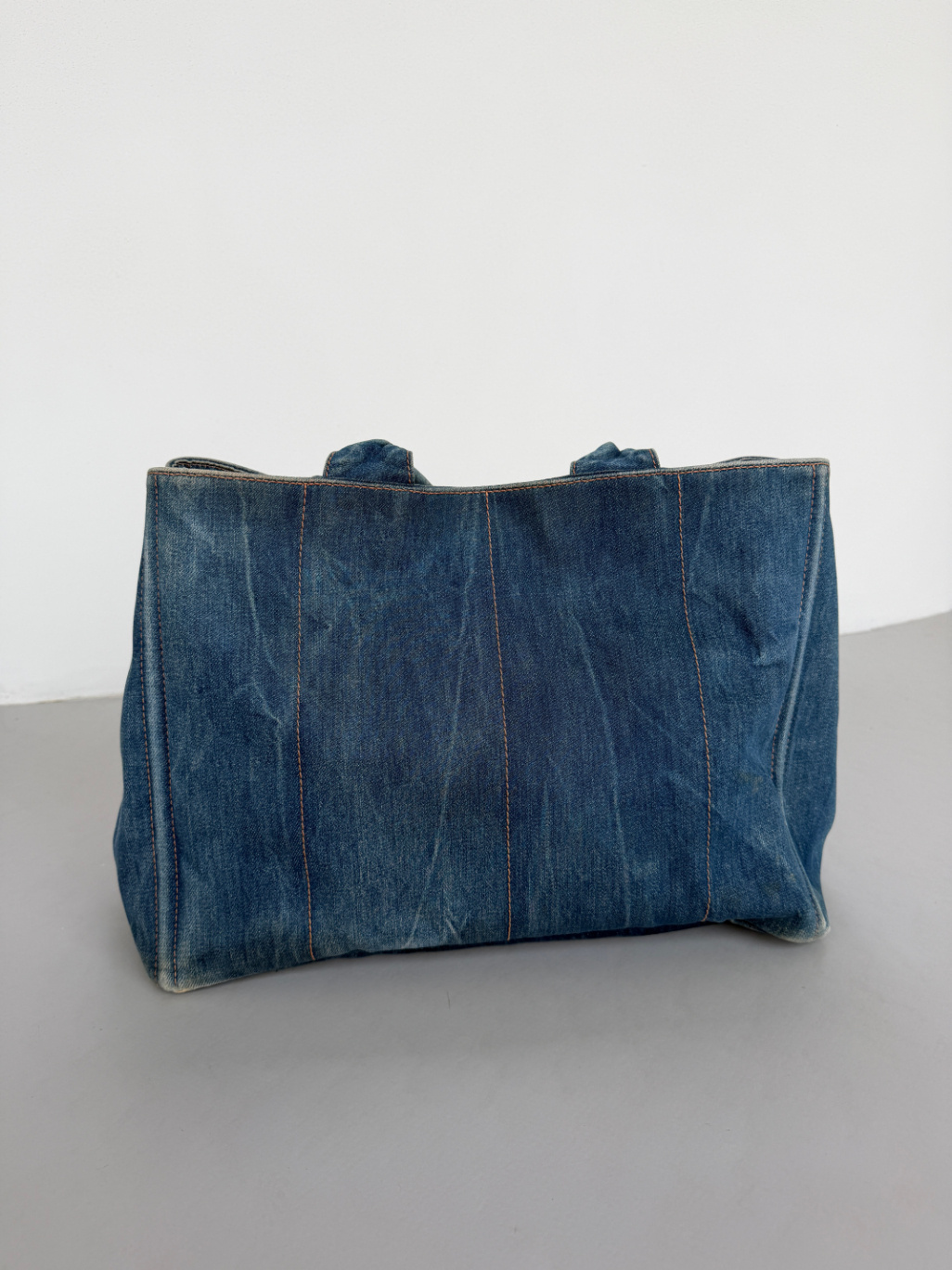 RR ARCHIVE Prada Canape Jeans Tote Bag