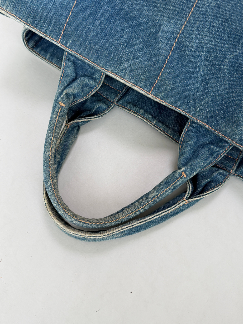 RR ARCHIVE Prada Canape Jeans Tote Bag