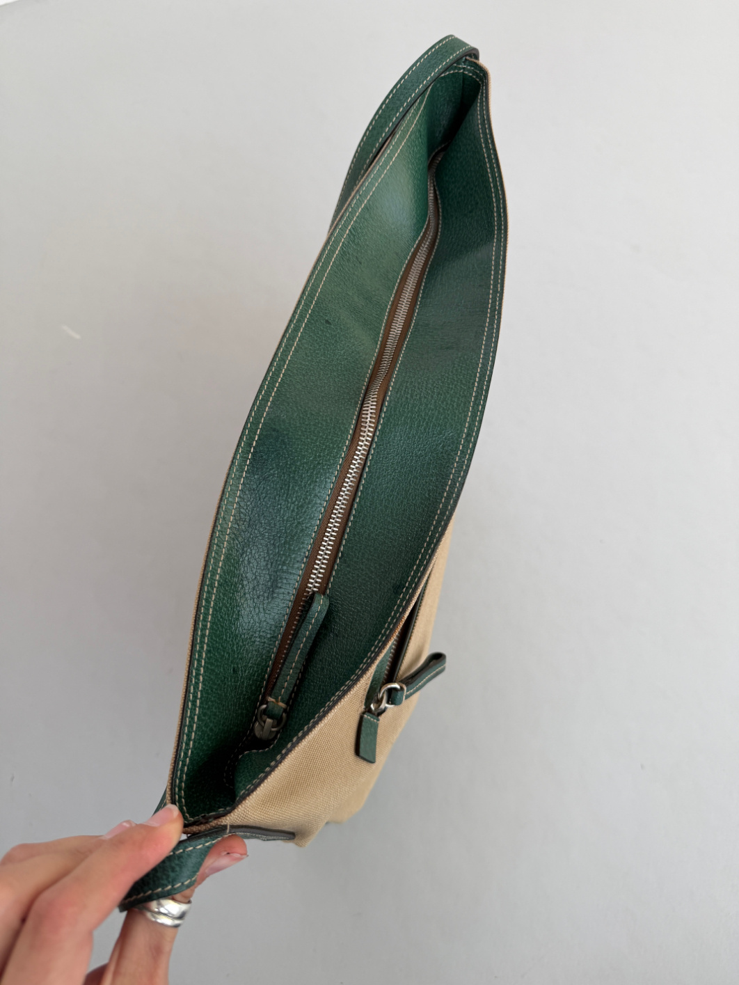 RR ARCHIVE Prada Canvas Hobo Bag
