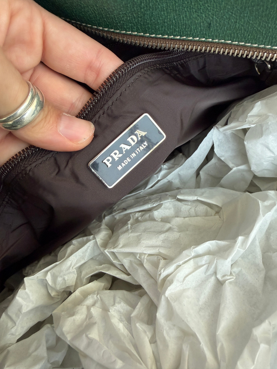 RR ARCHIVE Prada Canvas Hobo Bag