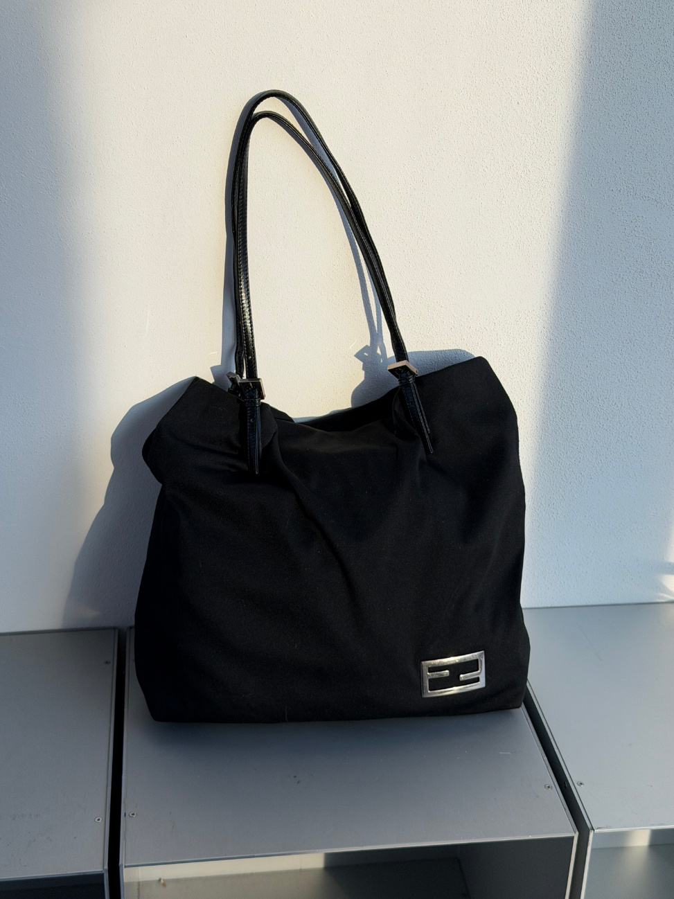 RR ARCHIVE Fendi Coated Cotton Tote Bag