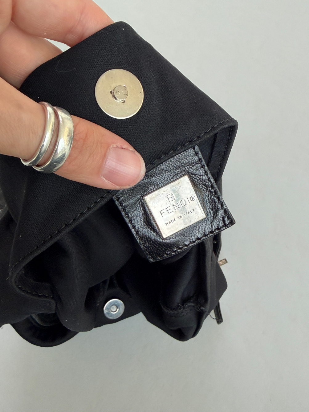 RR ARCHIVE Fendi Coated Cotton Tote Bag