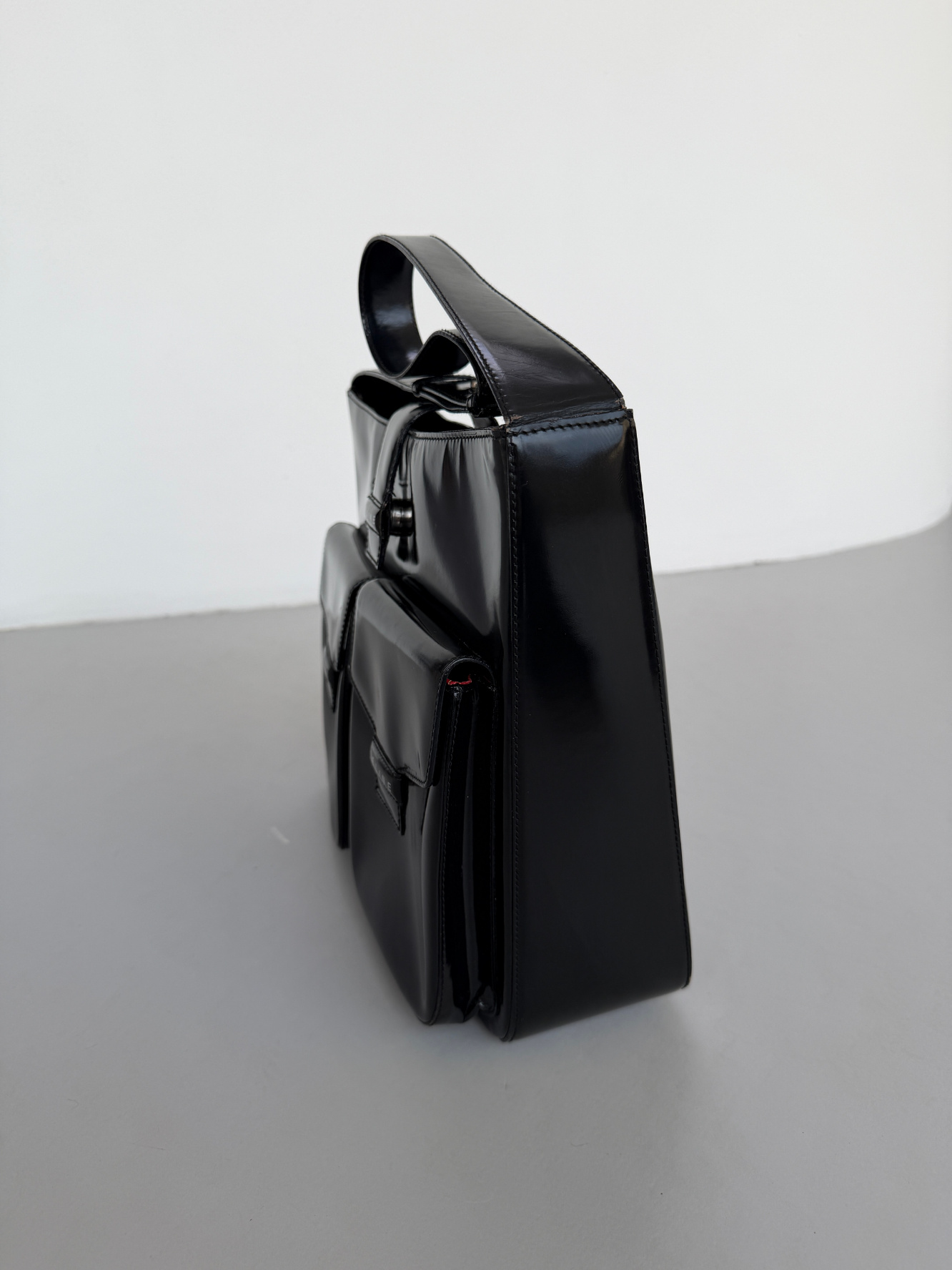 RR ARCHIVE Celine Patent Pocket Shoulder Bag