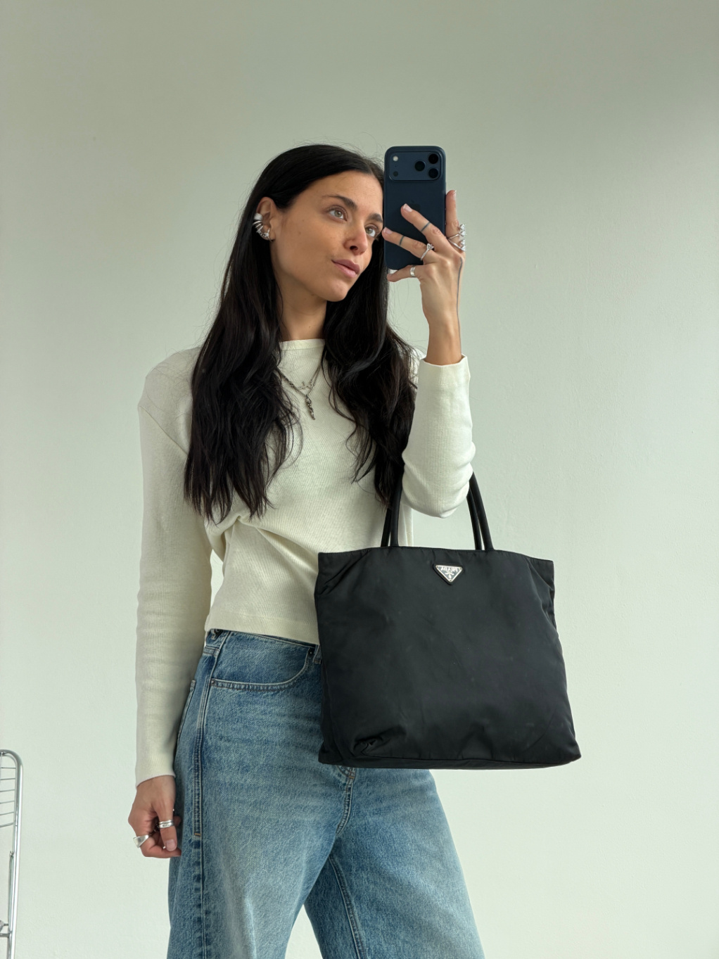 RR ARCHIVE Prada Nylon Tote Bag