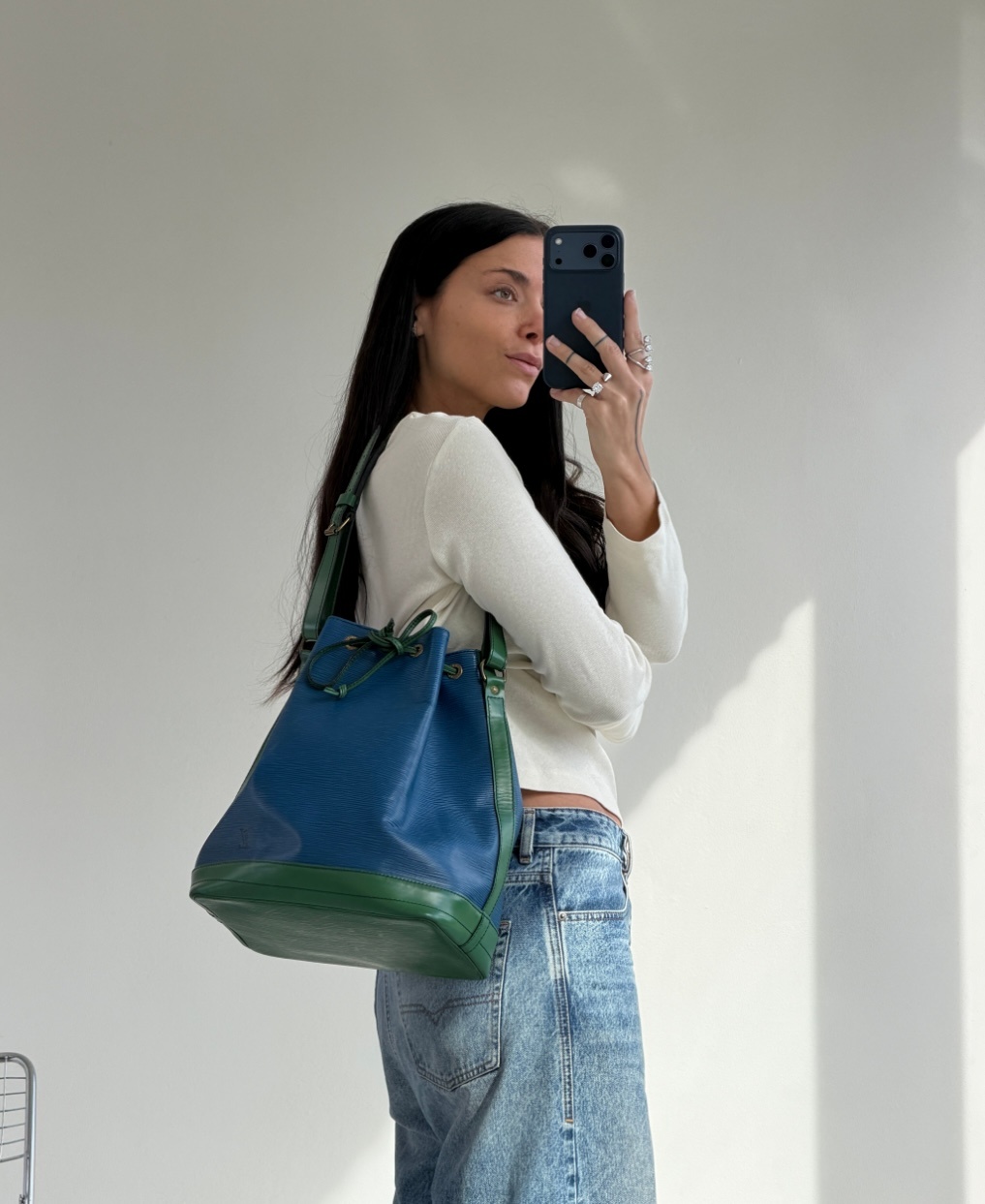 RR ARCHIVE Louis Vuitton Epi Bicolor Noé Bag