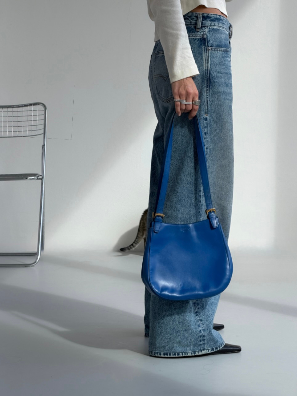 RR ARCHIVE Celine Leather Shoulder Bag