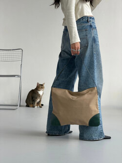 RR ARCHIVE Prada Canvas Hobo Bag