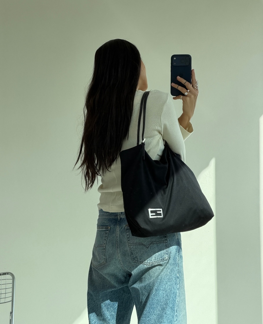 RR ARCHIVE Fendi Coated Cotton Tote Bag