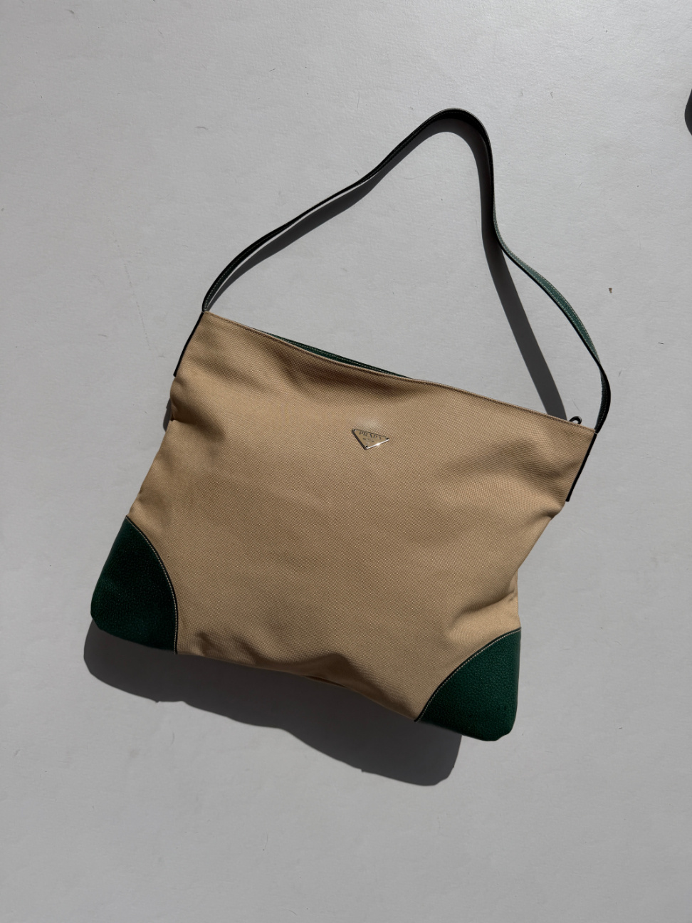 RR ARCHIVE Prada Canvas Hobo Bag
