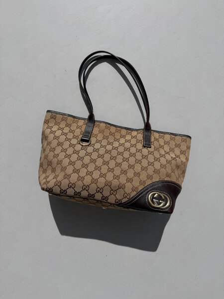 RR ARCHIVE Gucci GG Canvas Tote Bag