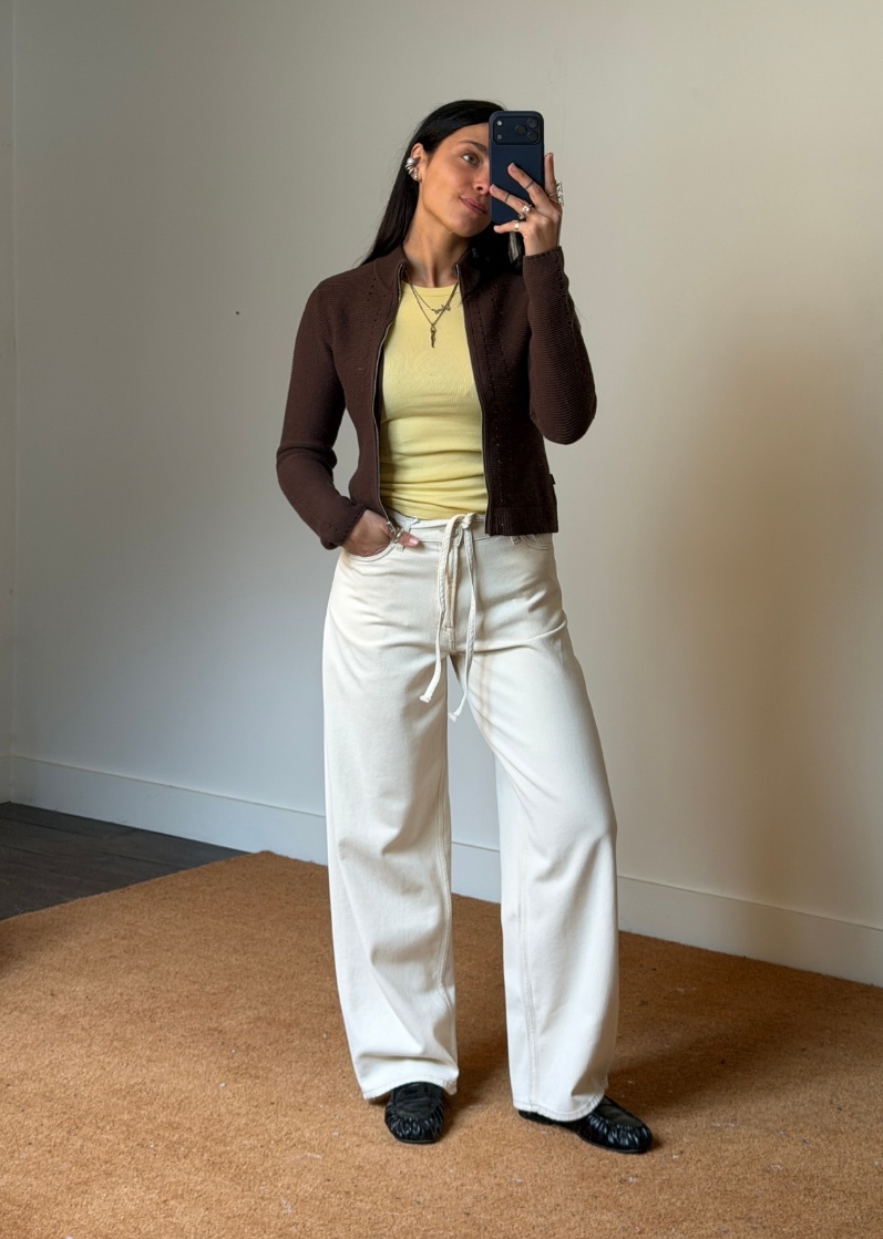 Obey Women Merideth Mock Zip Sweater