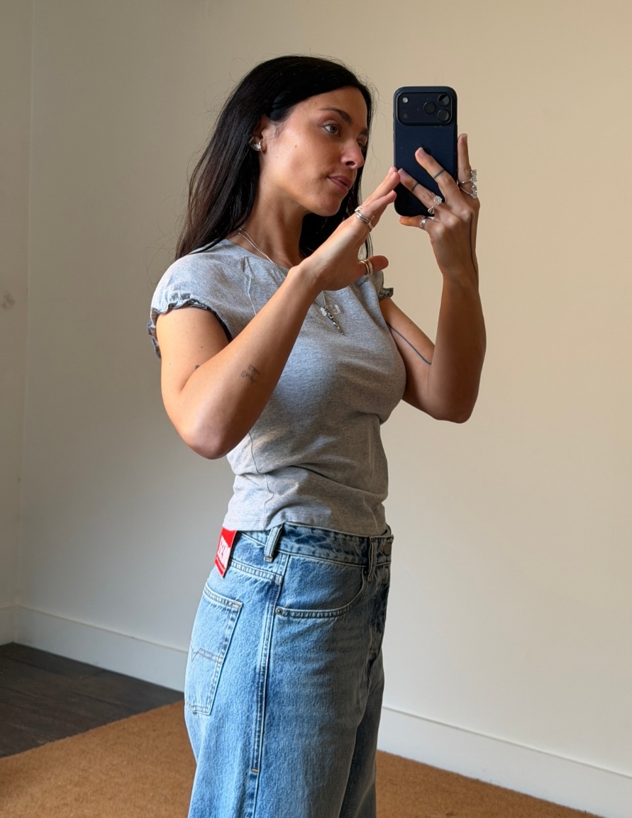 Laagam Zaira Embroidered Logo T-Shirt