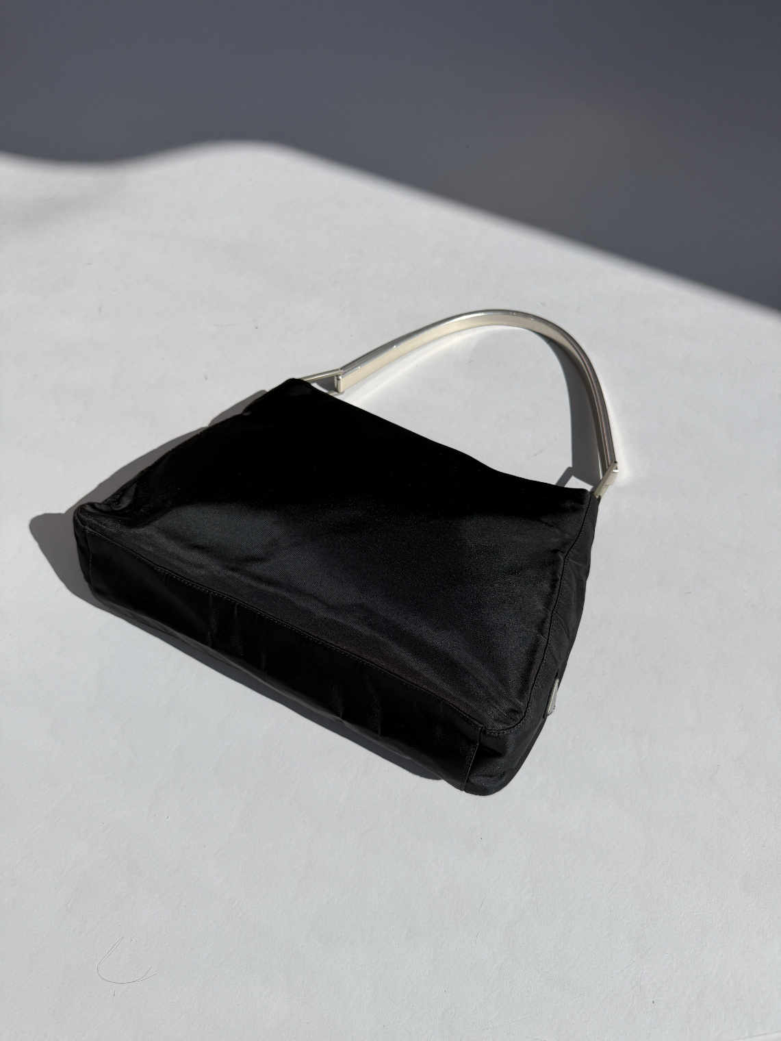 RR ARCHIVE Prada Nylon Metal Handle Bag