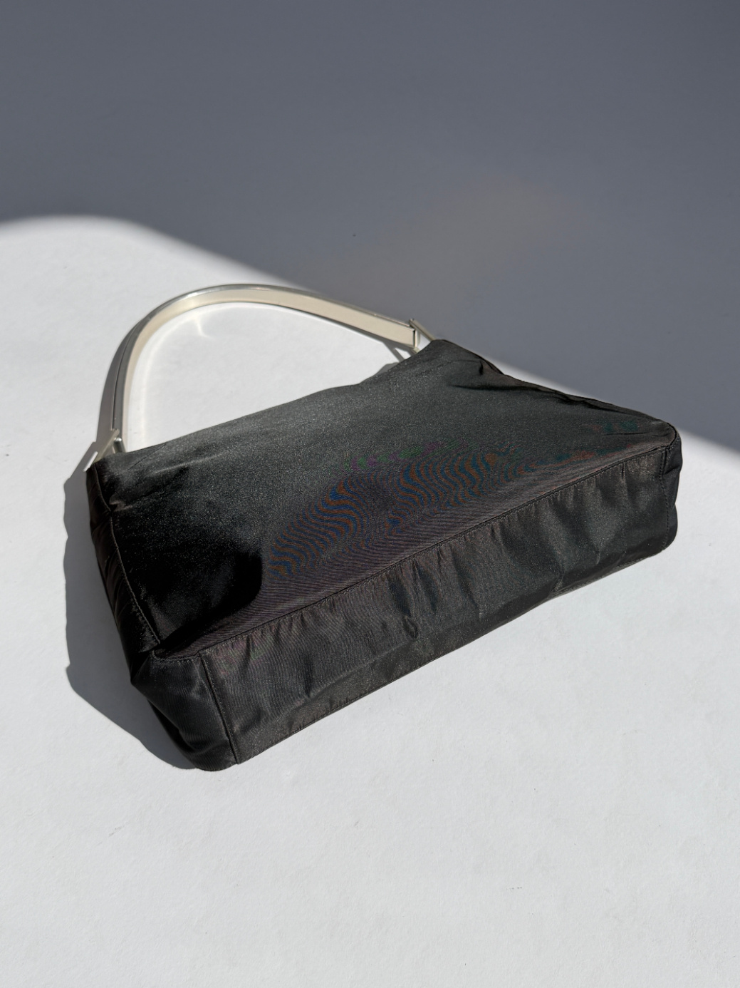 RR ARCHIVE Prada Nylon Metal Handle Bag