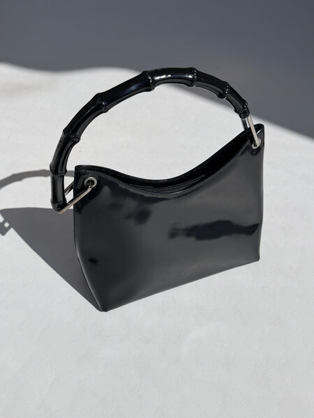 RR ARCHIVE Gucci Bamboo Patent Handbag