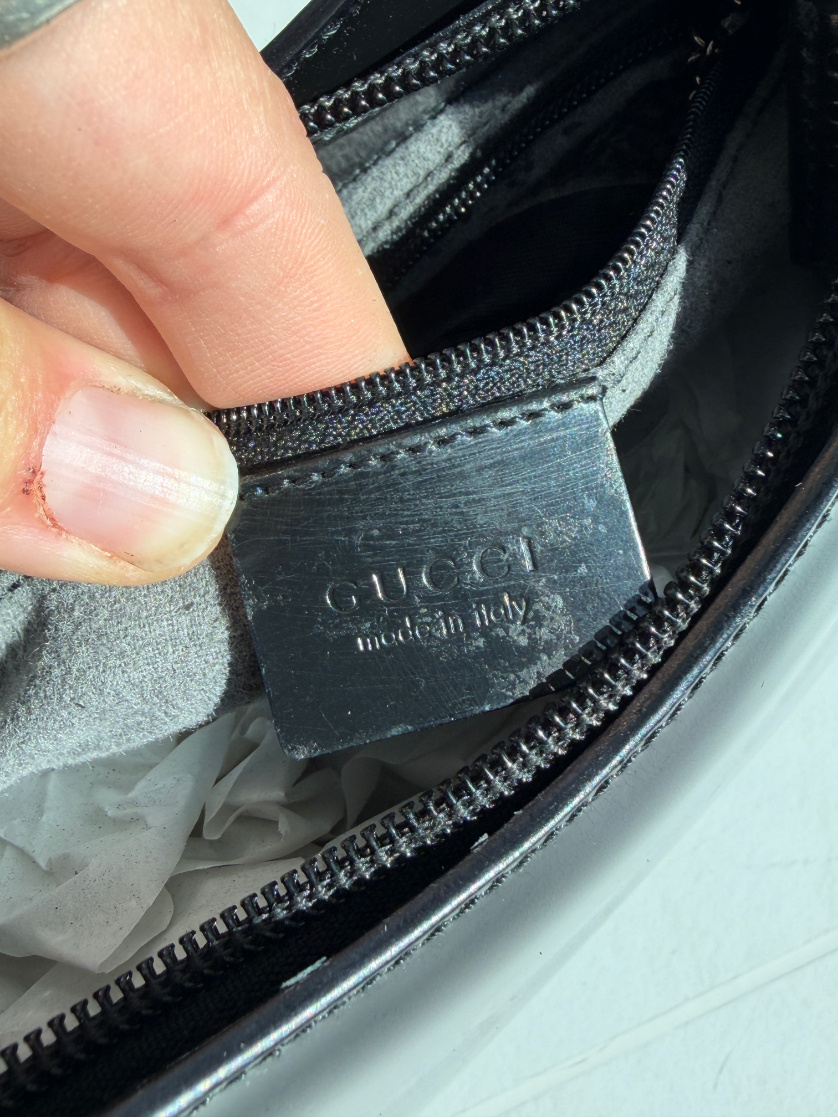 RR ARCHIVE Gucci Bamboo Patent Handbag