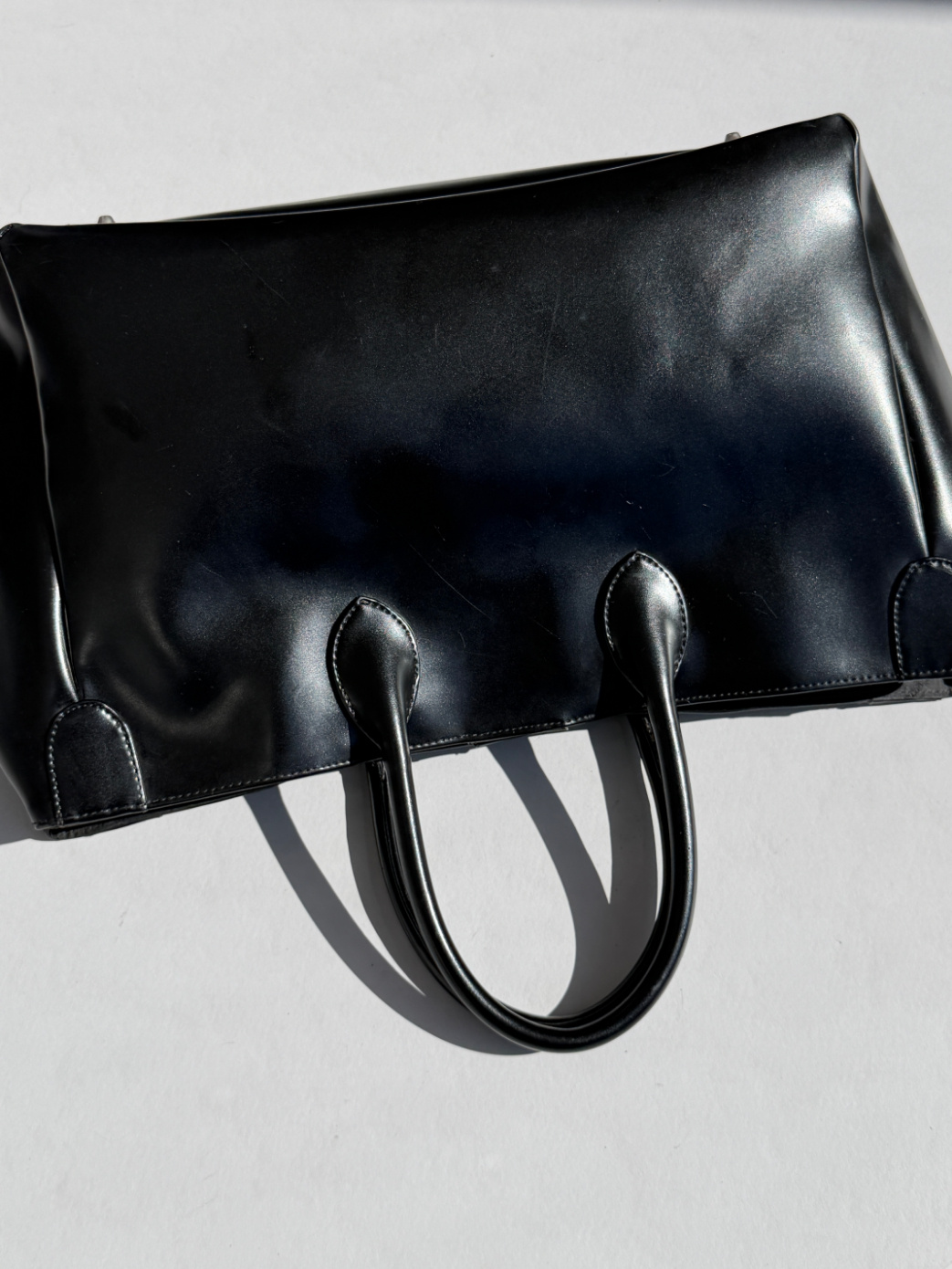 RR ARCHIVE Yves Saint Laurent Patent Leather Tote