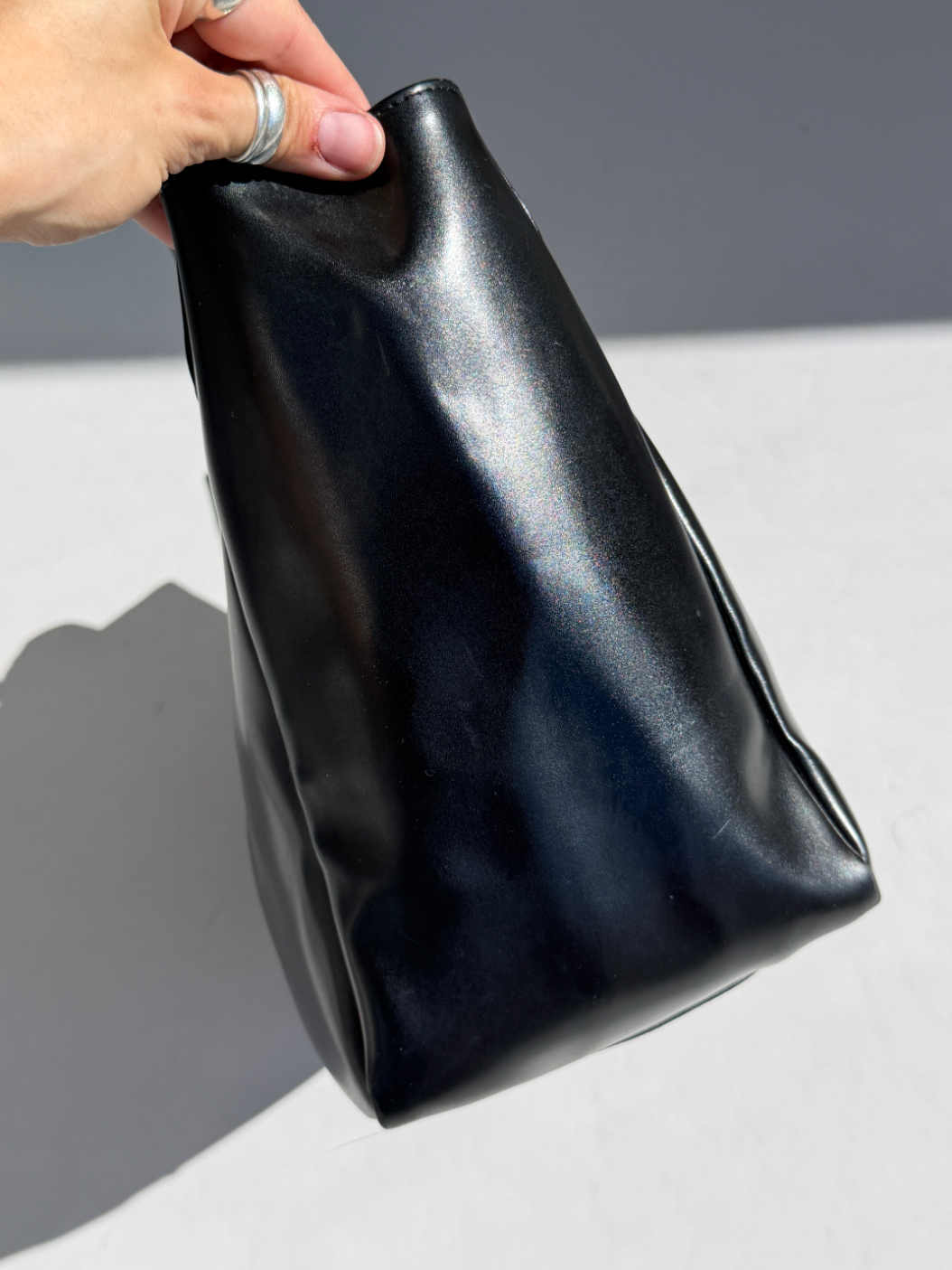 RR ARCHIVE Yves Saint Laurent Patent Leather Tote