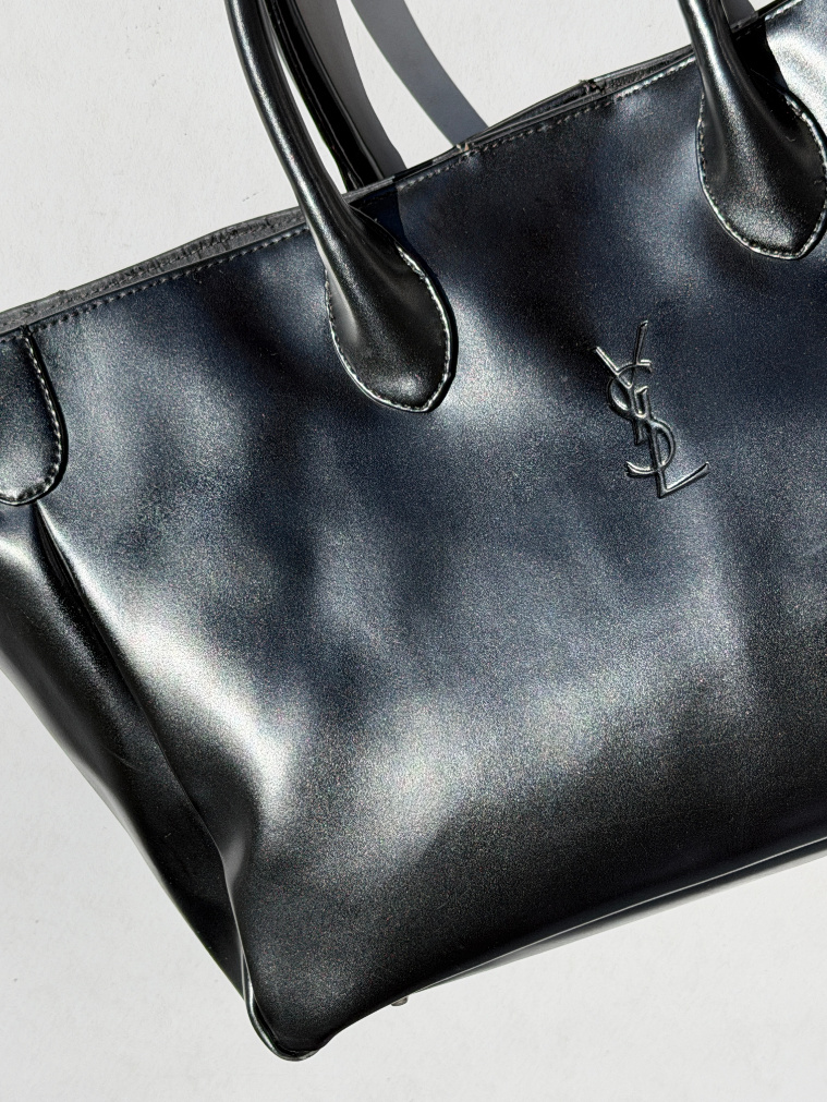 RR ARCHIVE Yves Saint Laurent Patent Leather Tote