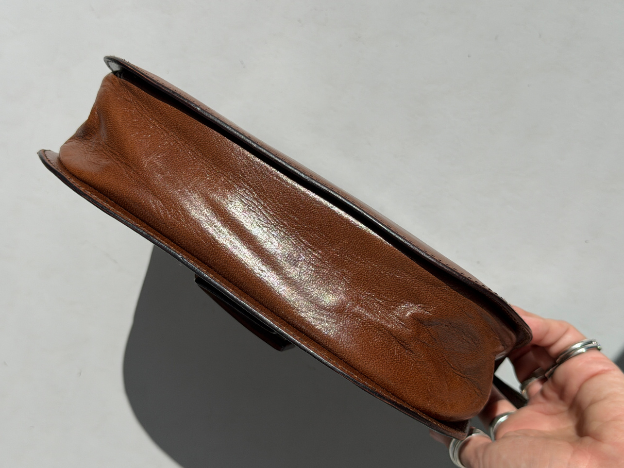 RR ARCHIVE Prada Leather Clip Handbag