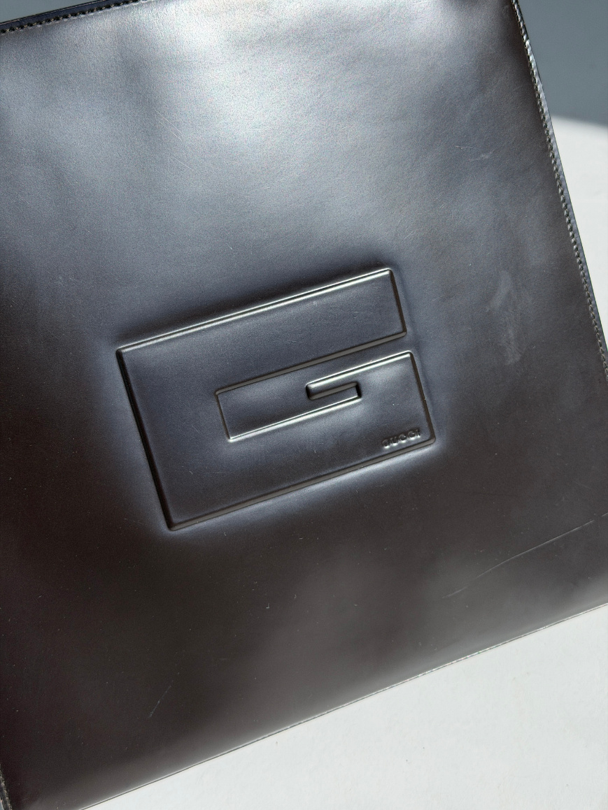 RR ARCHIVE Gucci G Patent Leather Shoulder Bag