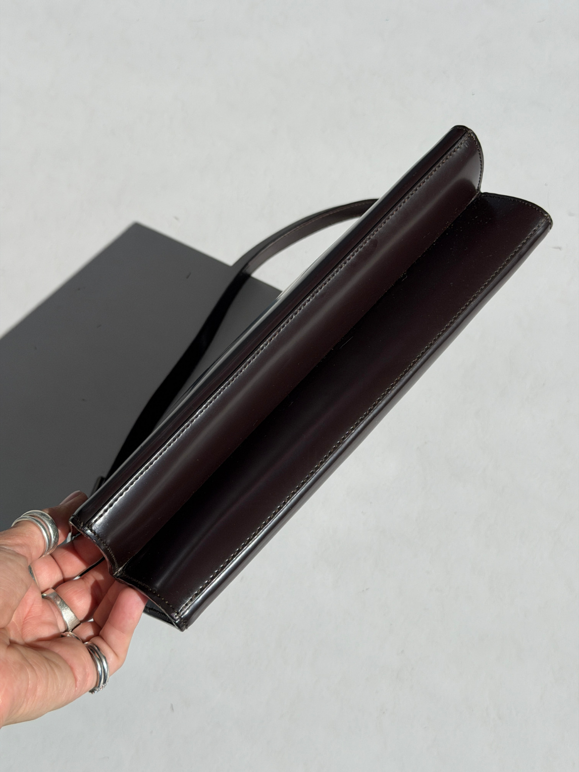 RR ARCHIVE Gucci G Patent Leather Shoulder Bag