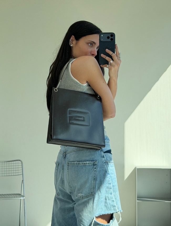 RR ARCHIVE Gucci G Patent Leather Shoulder Bag