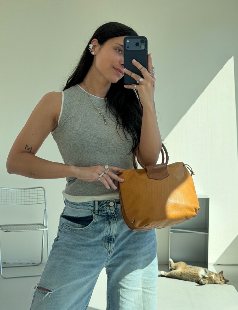 RR ARCHIVE Bottega Veneta Leather Braided Handle Bag