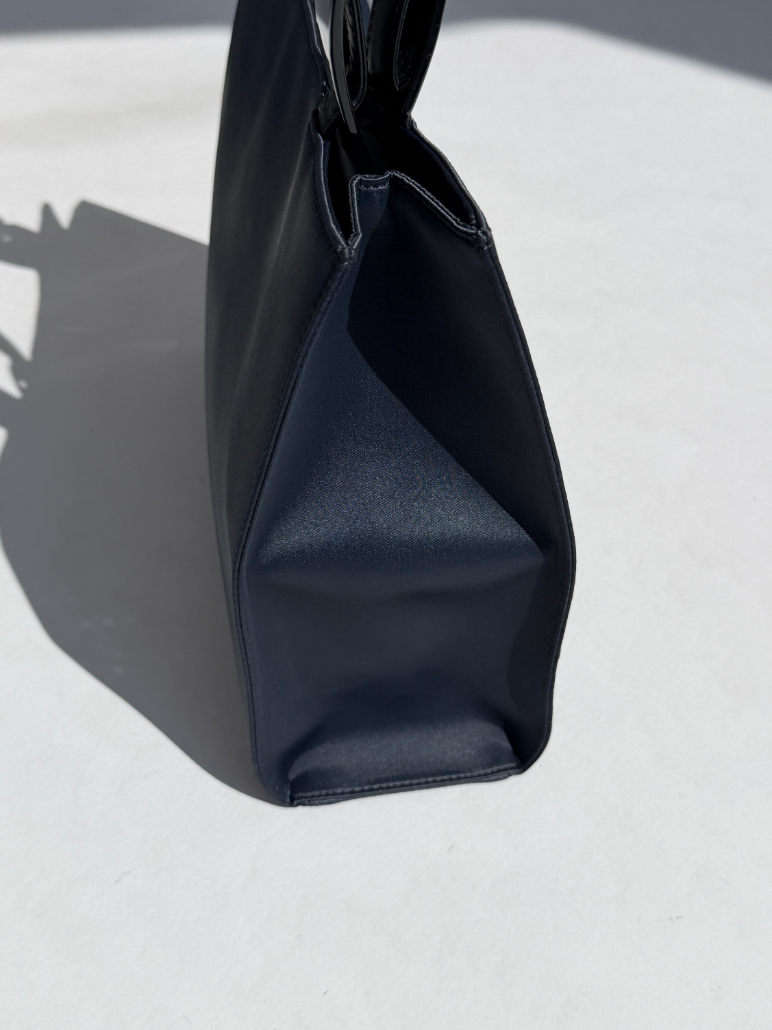 RR ARCHIVE Yves Saint Laurent Satin Logo Shoulder Bag