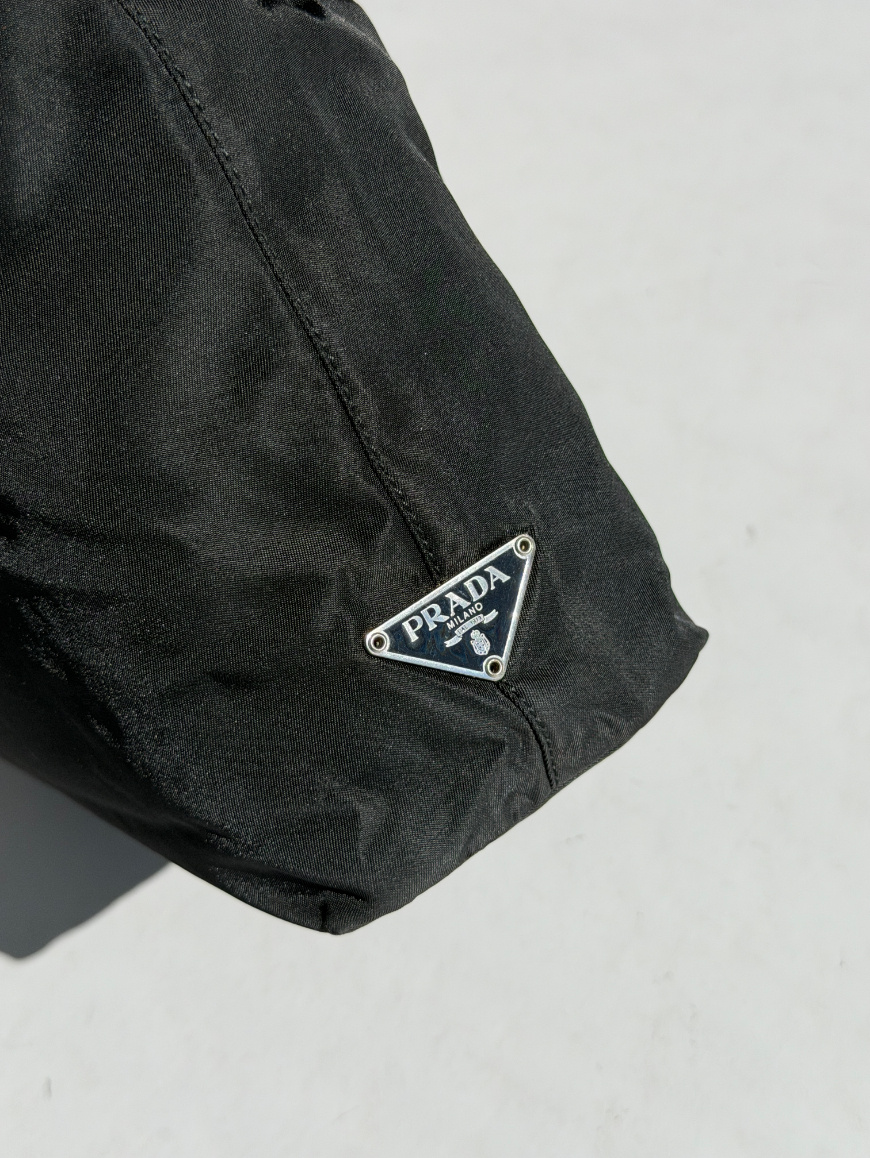 RR ARCHIVE Prada Nylon Plexi Handle Mini Bag