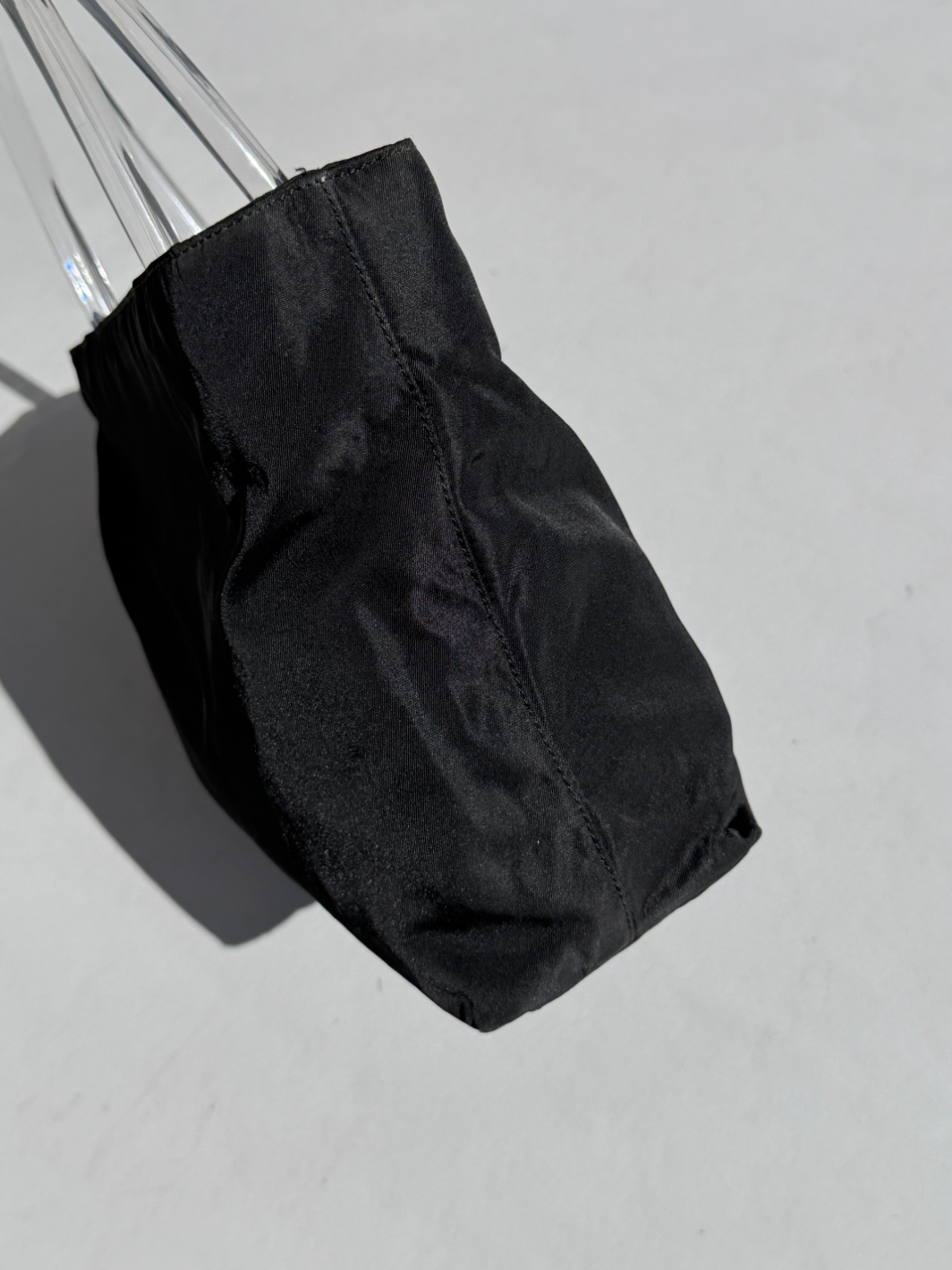 RR ARCHIVE Prada Nylon Plexi Handle Mini Bag